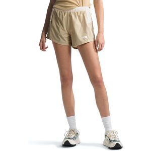 NORTH FACE Tan Sz XXL Elastic Waist WANDER Athletic Shorts Zipped Pocket NEW NWT